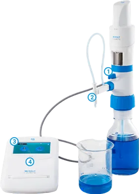 Электронная бюретка Microlit E-burette